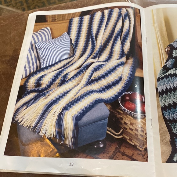 Subtle Shades 12 Afghans by Leisure Arts - Picture 3 of 4